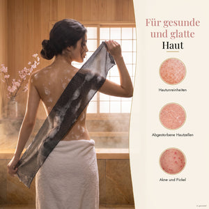 YumiSilk Peelingtuch am Rücken
